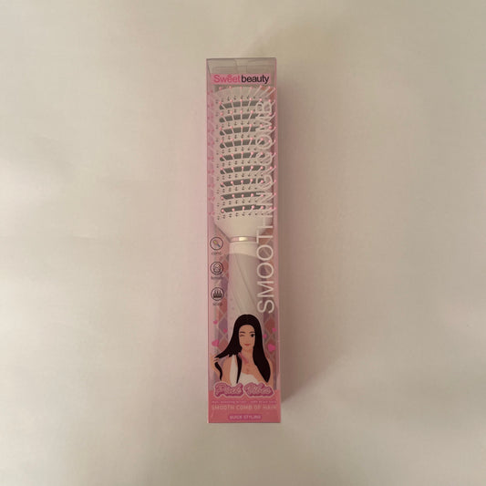 فرشاة شعر 1 قطعة آبيض Hair brush 1 pc white
