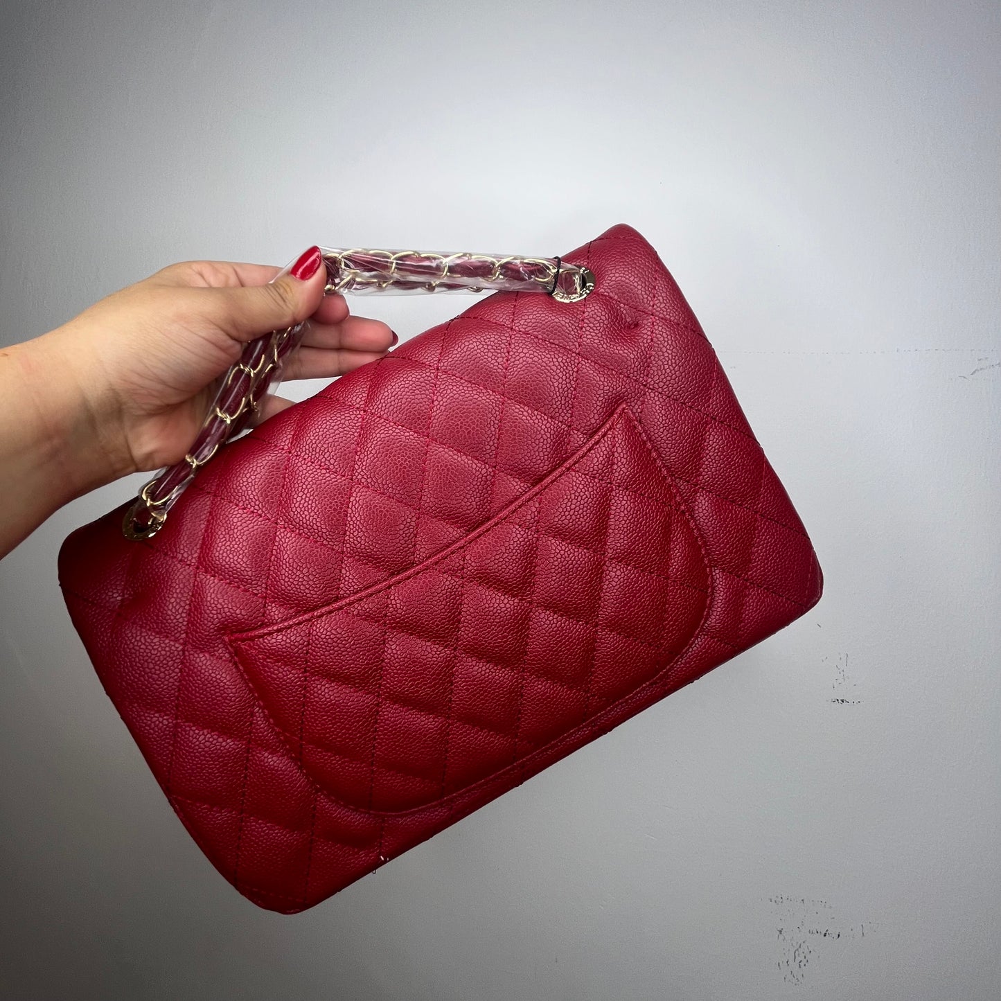 شنطة حجم كبير ٣١ سم أحمر Large 31cm red bag