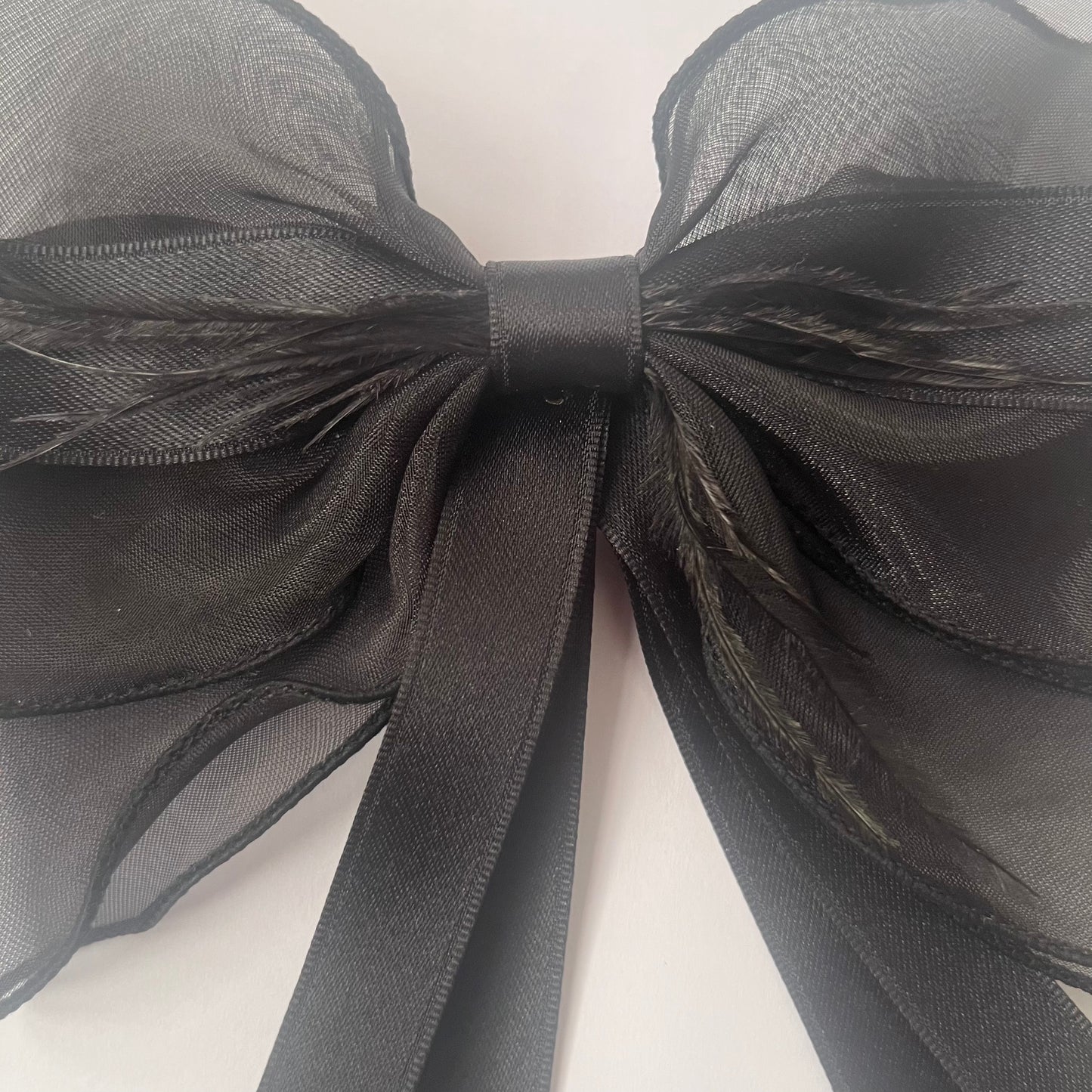 فيونكة شعر سوداء آنيقة ، قطعة واحدة Black Hair Bow , 1 pcs
