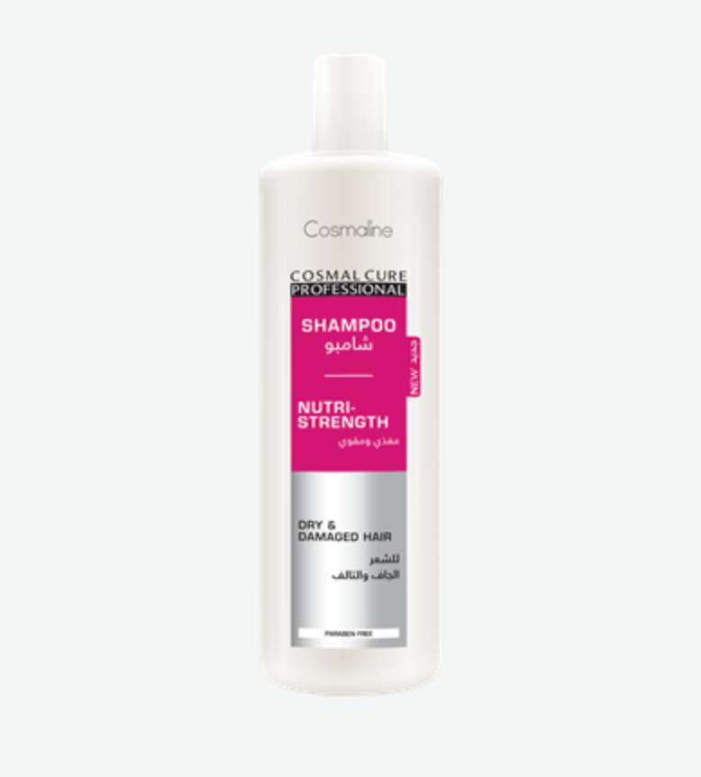 مجموعة( شامبو + بلسم + ماسك ) كوزمال كيور الاحترافي ذو القوة المغذية للشعر الجاف Cosmal Cure Professional ( Shampoo + Conditioner + Mask) Nutri-Strength Balsam For Dry & Damaged Hair Bundle