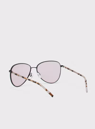 نظارة شمسية افياتور دكني DKNY Dk301S Aviator Sunglasses