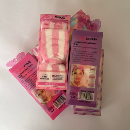 Face Wash Headband  عصابة رأس لغسل الوجه
