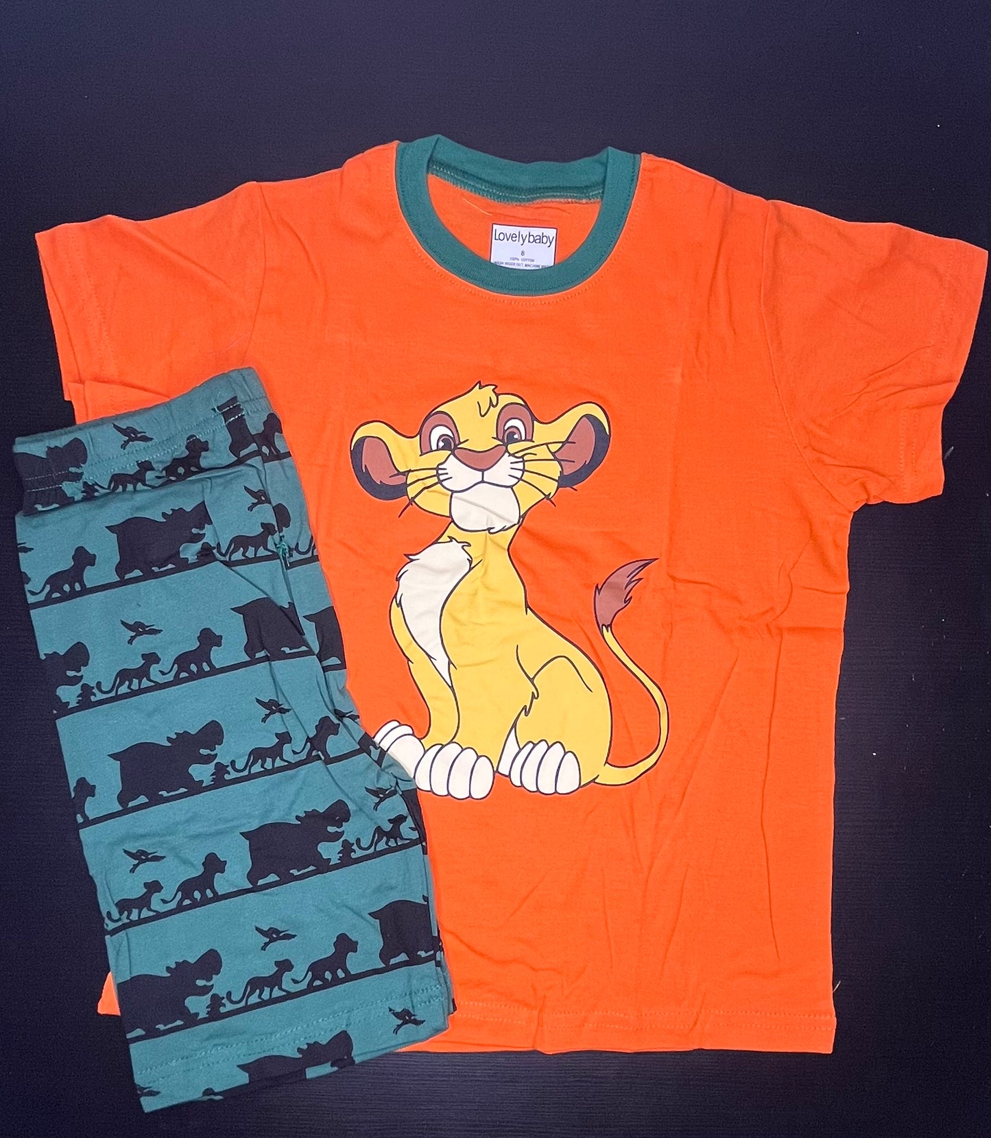 Toddler boys casual pajama set طقم لبس نوم أولاد