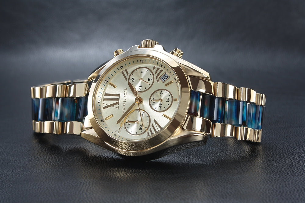 ساعة مايكل كورس نسائية MICHAEL KORS MINI BRADSHAW CHRONOGRAPH MK6318
