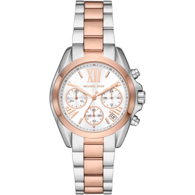 ساعة مايكل كورس نسائية Michael Kors Bradshaw Chronograph Watch MK7258