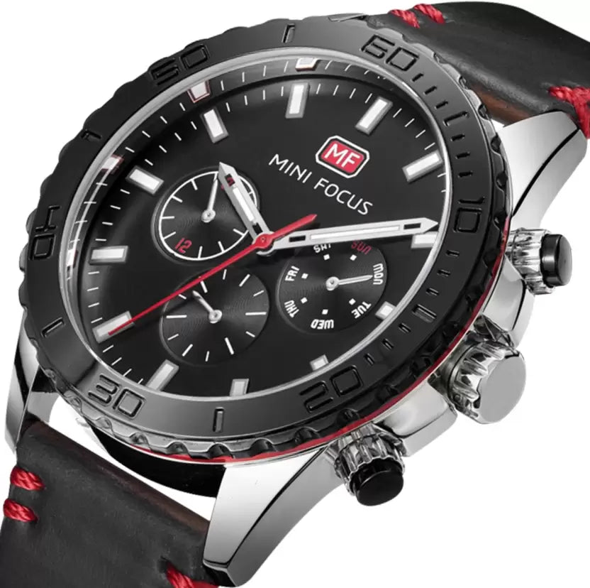 ساعة ميني فوكس رجالية Mini Focus sports Smart Analog Watch - For Men Original Gmarks MF0007G.04