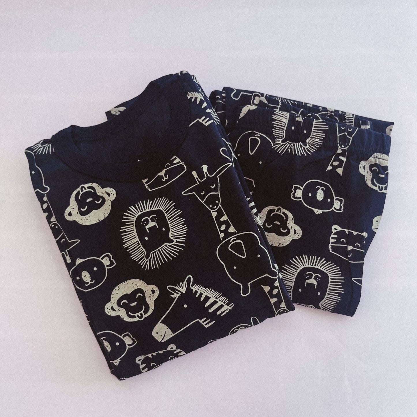Toddler boys casual pajama set طقم لبس نوم أولاد