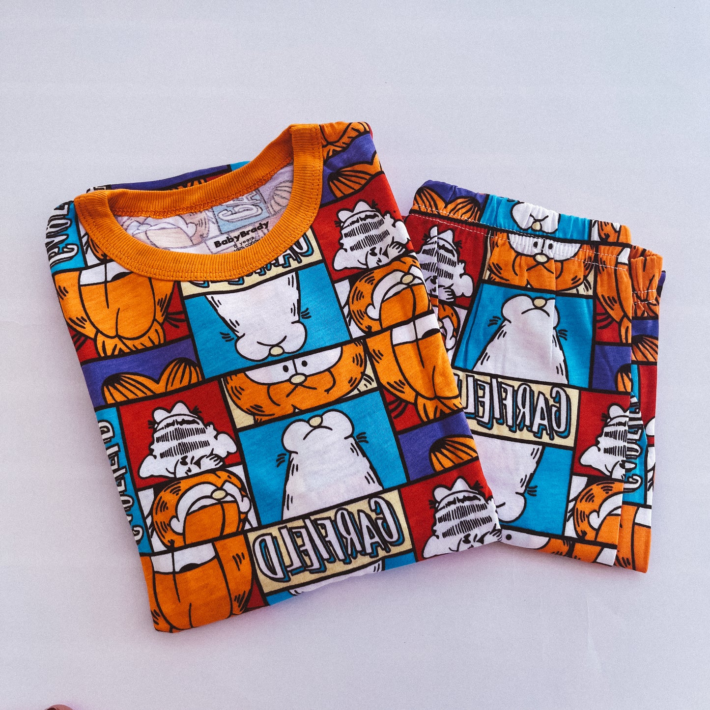 Toddler boys casual pajama set طقم لبس نوم أولاد