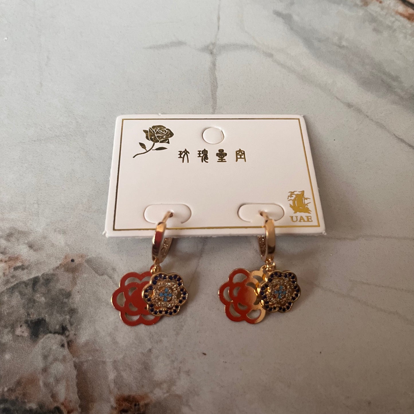 floral Elegant women's earrings