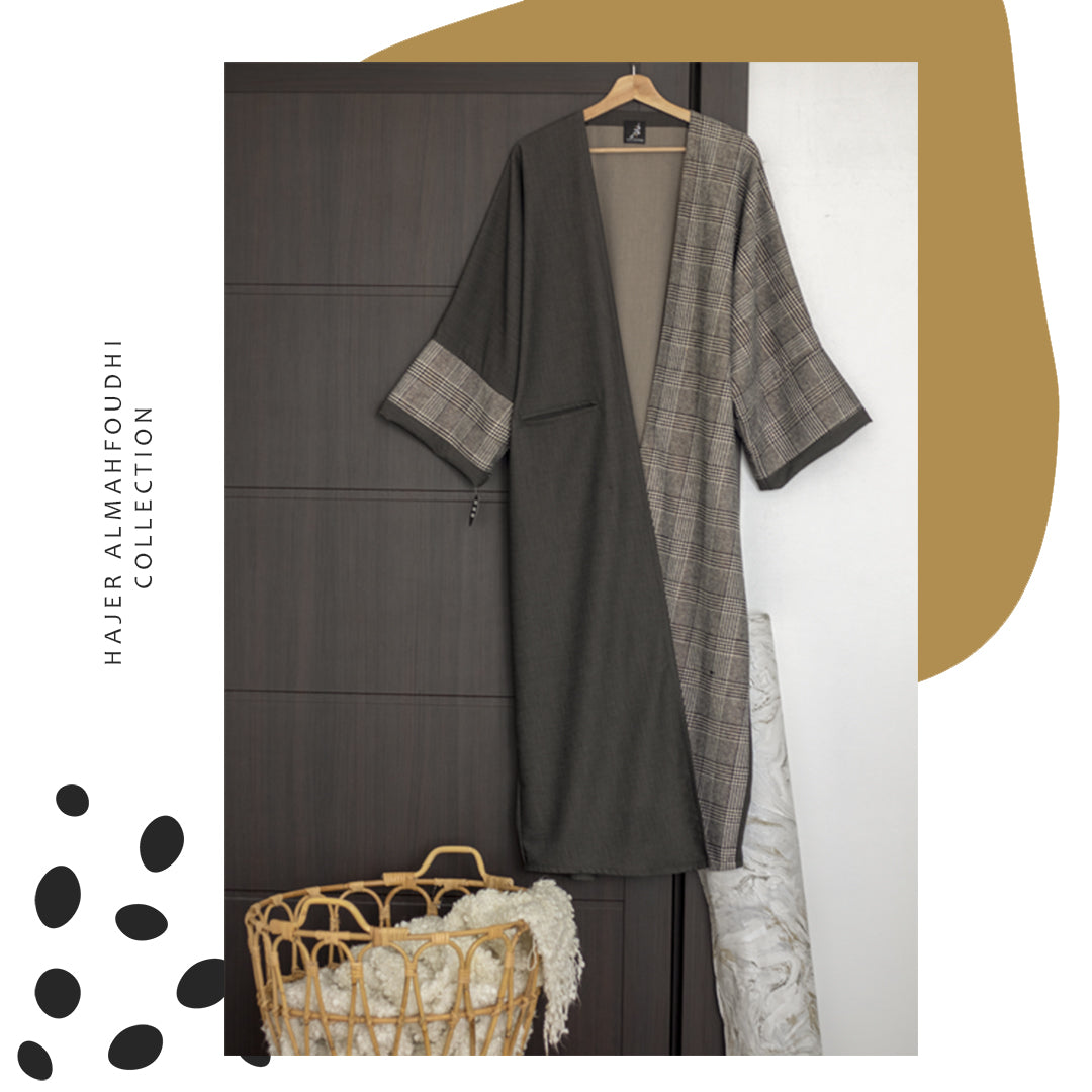 عباية تويد شتوية Tweed Abaya