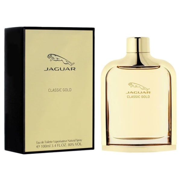 عطر جاكوار كلاسيك الذهبي او دو تواليت 100مل Jaguar Classic gold Eau de Toilette 100ml