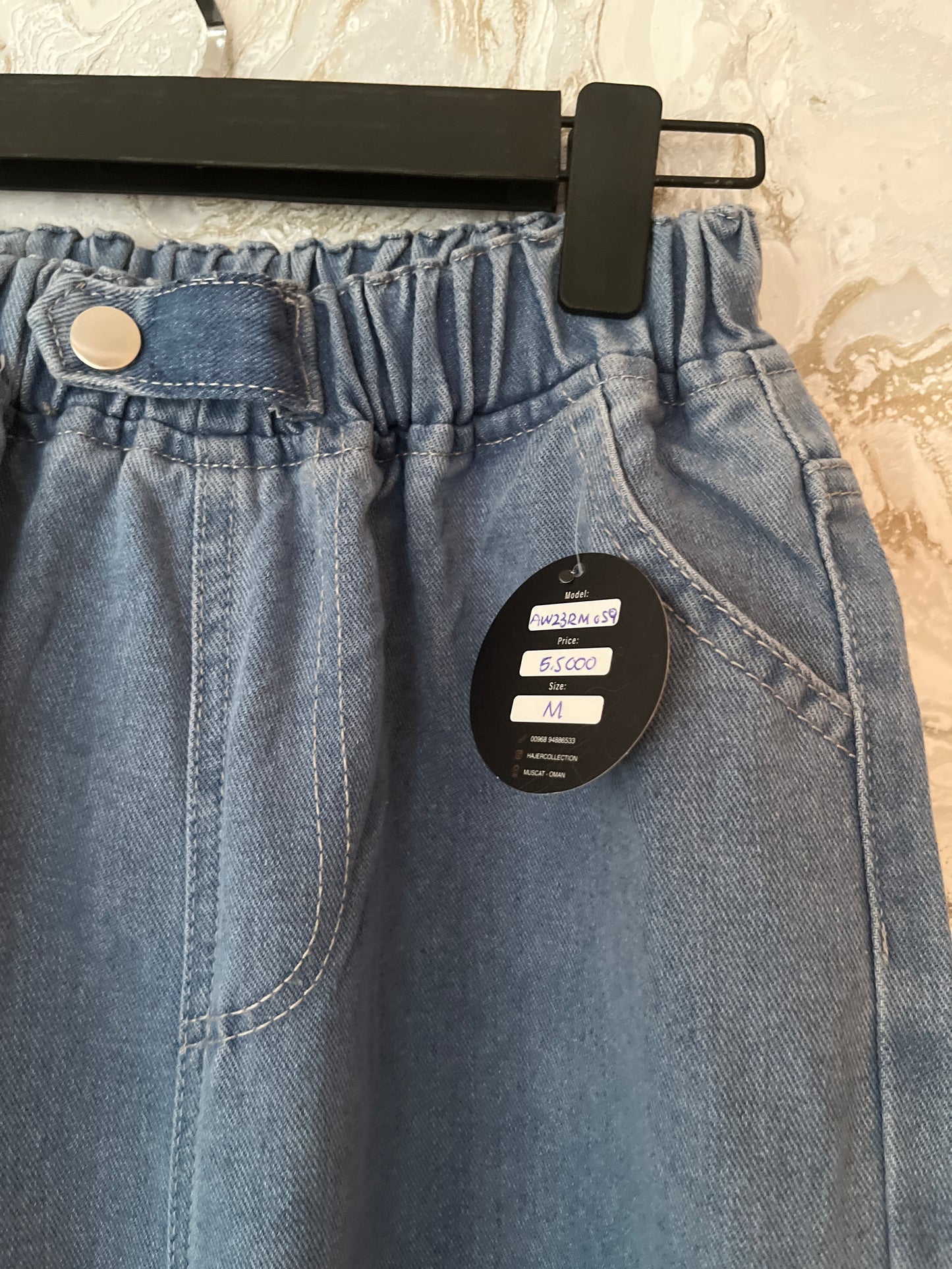 بنطلون جينز نسائي Straight Leg Jeans - Women