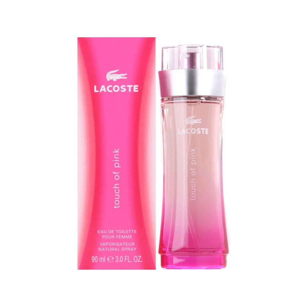 عطر لاكوست تاتش اوف بينك الزهري تواليت 90مل Lacoste Touch of Pink Eau de Toilette 90ml