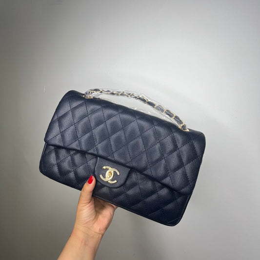 شنطة حجم كبير ٣١ سم  كحلي Large 31cm navy bag