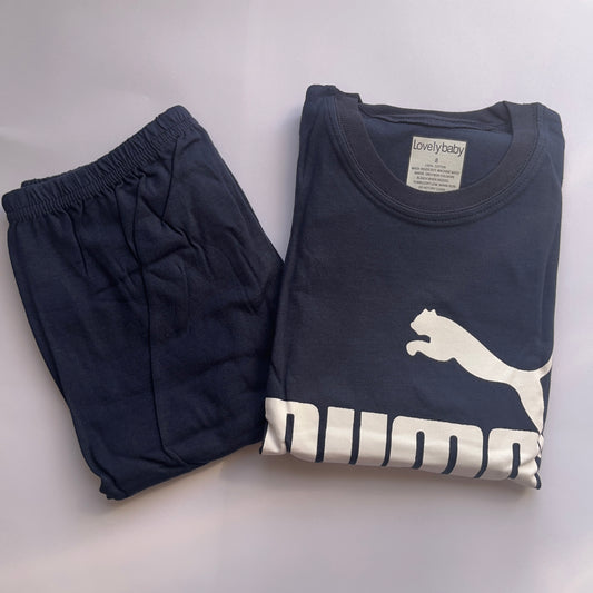 Toddler boys casual pajama set  طقم لبس نوم أولاد