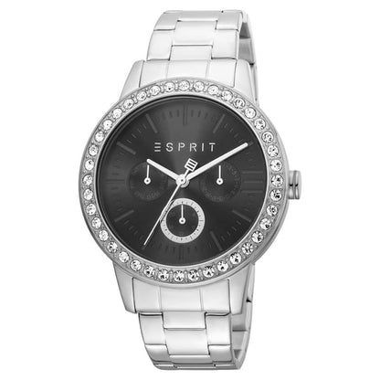 ساعة رجالية إسبريت ESPRIT Silvery Metallic Grey Stainless Steel Analog Watch For Women ES1L138M0065