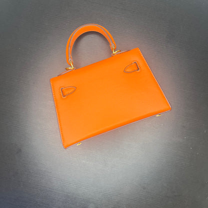 شنطة ميني بلون برتقالي صغيرة جدا Mini orange shoulder bag