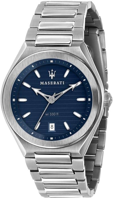 ساعة مازيراتي رجالية  MASERATI Triconic Quartz Blue Dial Men's Watch R8853139002