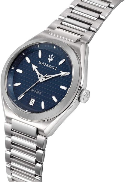 ساعة مازيراتي رجالية  MASERATI Triconic Quartz Blue Dial Men's Watch R8853139002