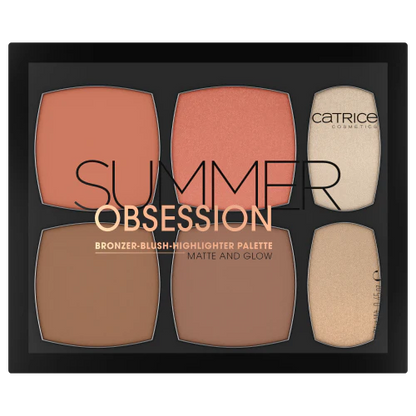 Summer Obsession Bronzer Blush Highlighter Palette  هايلايتر , أحمر الخدود و برونزر سمر أوبسيشن