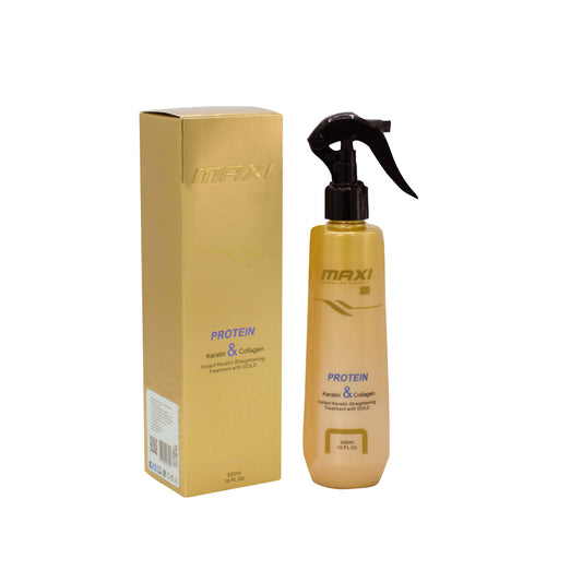 علاج جولد الفوري بالكيراتين لفرد وإصلاح الشعر الكثيف 300 مل GOLD INSTANT KERATIN STRAIGHTENING & REPAIR TREATMENT 300 ML