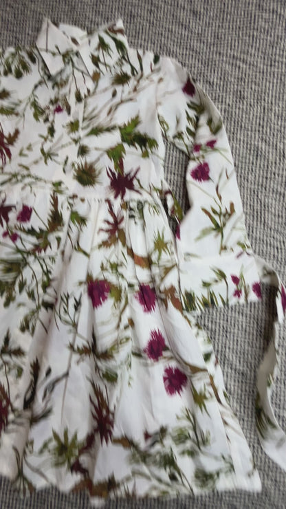 فستان صيفي بنمط ورود للبنات Girls Summer dress floral patterned