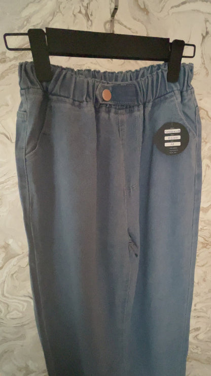 بنطلون جينز نسائي Straight Leg Jeans - Women